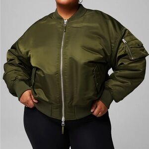 Iconic Oversized Bomber Jacket